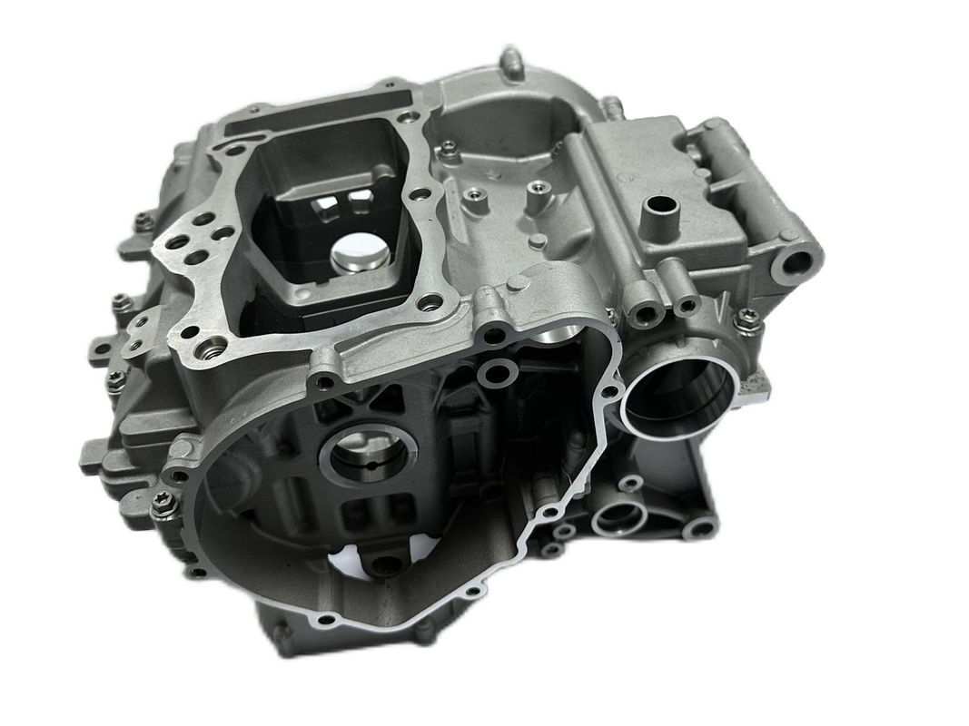 Peças de fundição a moagem de liga de alumínio Motor de motocicleta Crankcase Twin Cylinder