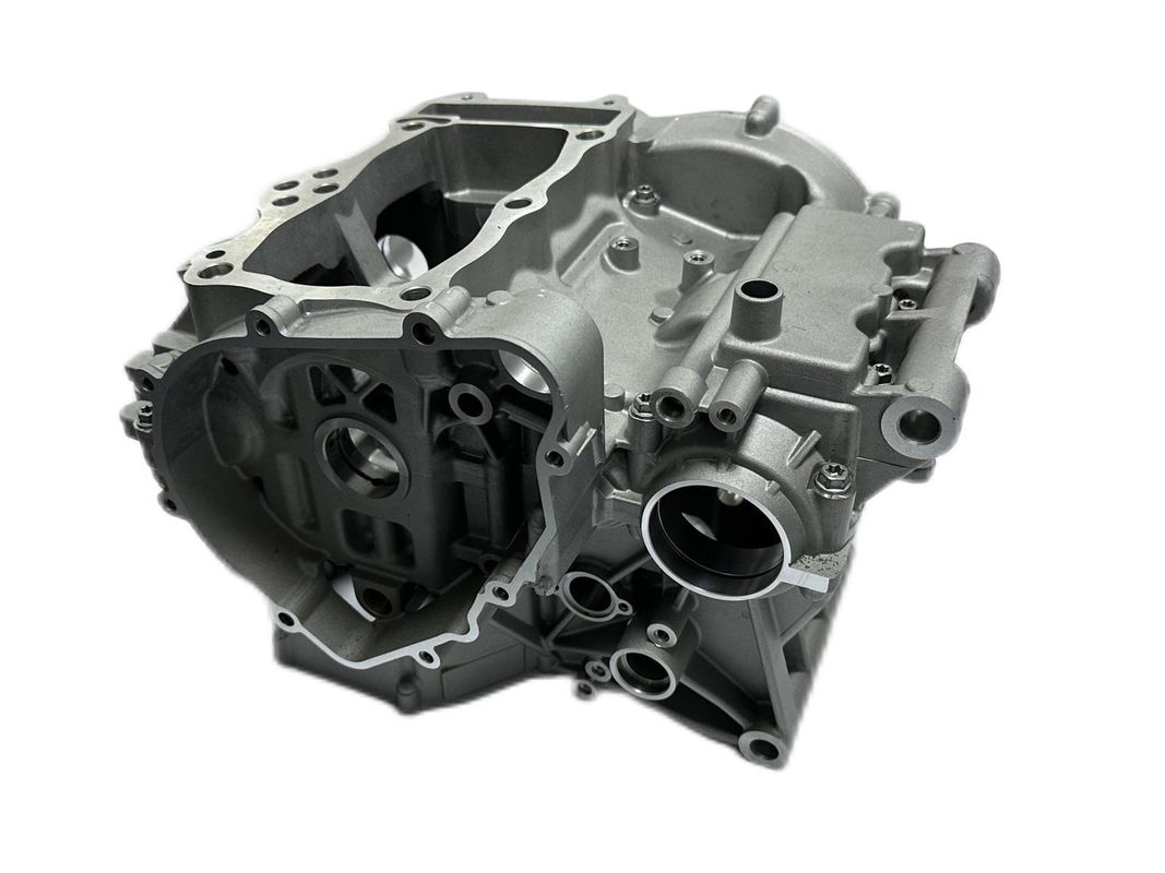 Peças de fundição a moagem de liga de alumínio Motor de motocicleta Crankcase Twin Cylinder