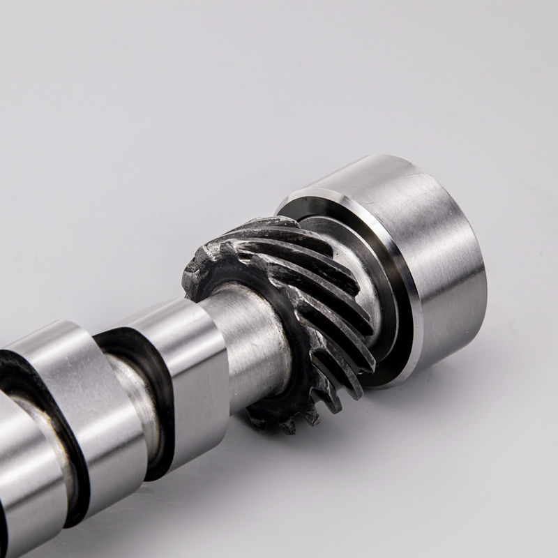 Barstock Machined com engrenagem e caixa endurecimento Camshaft para motor diesel de oito cilindros