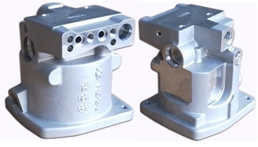 Forja permanente de alumínio Anodizado Caixa hidráulica de manifold para motor de borda